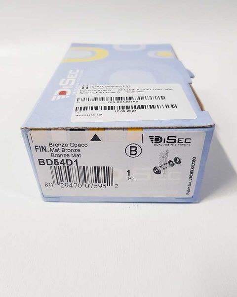 Протектор DISEC BD54 DIN ROUND 13мм 70мм Бронза_PVD 3клас B Комплект DIS-BD54D1AB фото