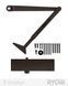 Дотягувач накладний RYOBI 1200 D-1200 DARK_BRONZE STD_ARM EN_2/3/4 80кг 1100мм FIRE  RY37000028362 фото 4