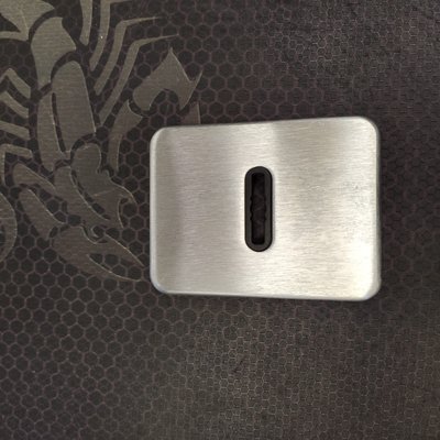 Декоративная накладка Cipierre под сувальдный ключ матовый хром комплект 2 шт ДСЧ МХ фото
