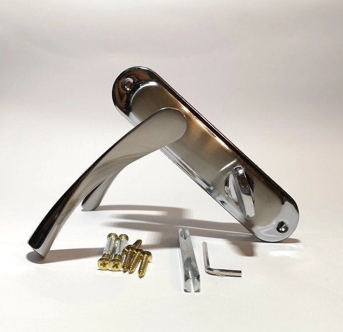 Ручка на планке HANDLE62.CORONA.STL kWC (CORONA STL kWC 62) SN/CP-матовый никель/хром Ручка на планке HANDLE62.CORONA.STL kWC (CORONA STL kWC 62) SN/CP-матовый никель/хром фото