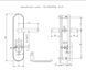 Фурнітура захисна ROSTEX UNIVERSAL_PLUS R mov-mov DIN PLATE 85мм Хром_полірований 38-55мм 3клас CR  RST-4019320173 фото 11