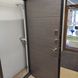 Дверь металлическая входная 205\91 см. правосторонняя. Венорит серая фото 12