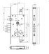 Замок врізний SANTOS 3-WAY DIN 352RL NC UNIV BS65мм 85мм w/o_SP, BOX  SNT-7000024697 фото 6